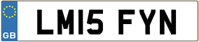 Truck License Plate